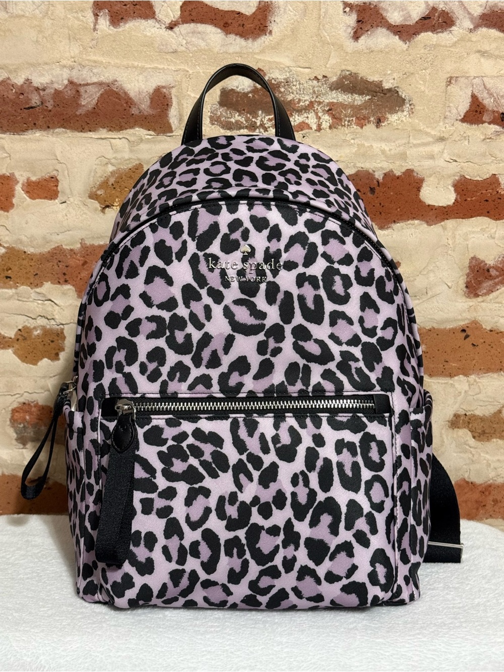 Kate Spade Chelsea Spotted Leopard Print Backpack